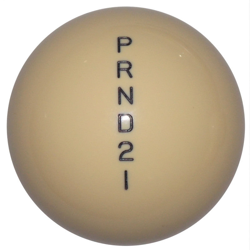 Round Ivory Auto D21 Shift Knob