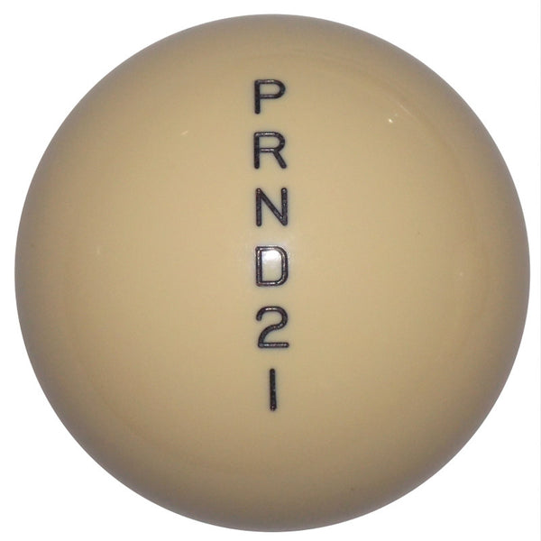 Round Ivory Auto D21 Shift Knob