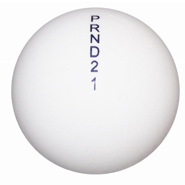 Round White Auto D21 Shift Knob