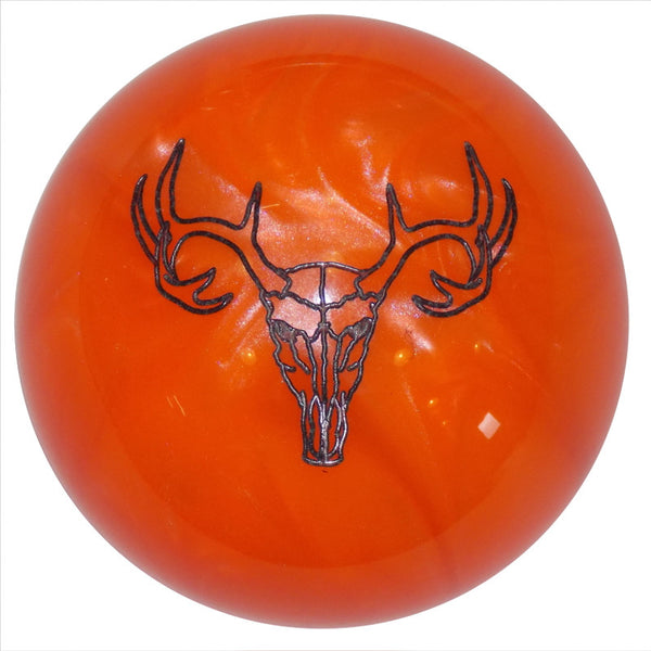 Deer Skull Neon Pearl Orange Brake Knob