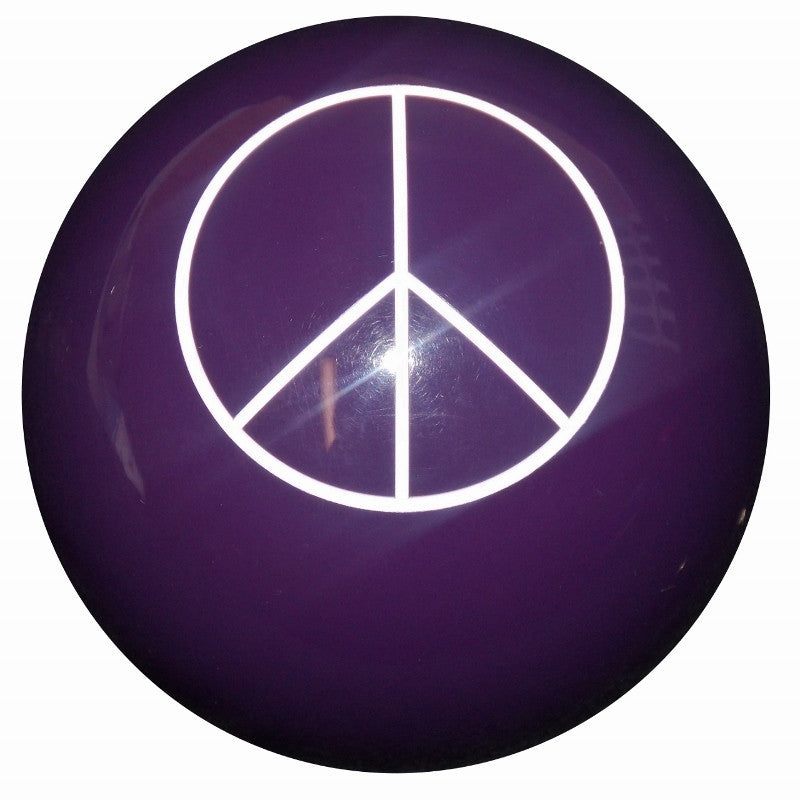 Purple Peace Sign Brake Knob