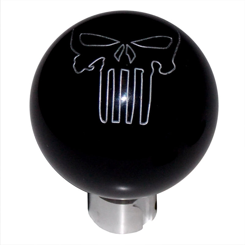 C6 Corvette Black Punisher Skull Shift Knob