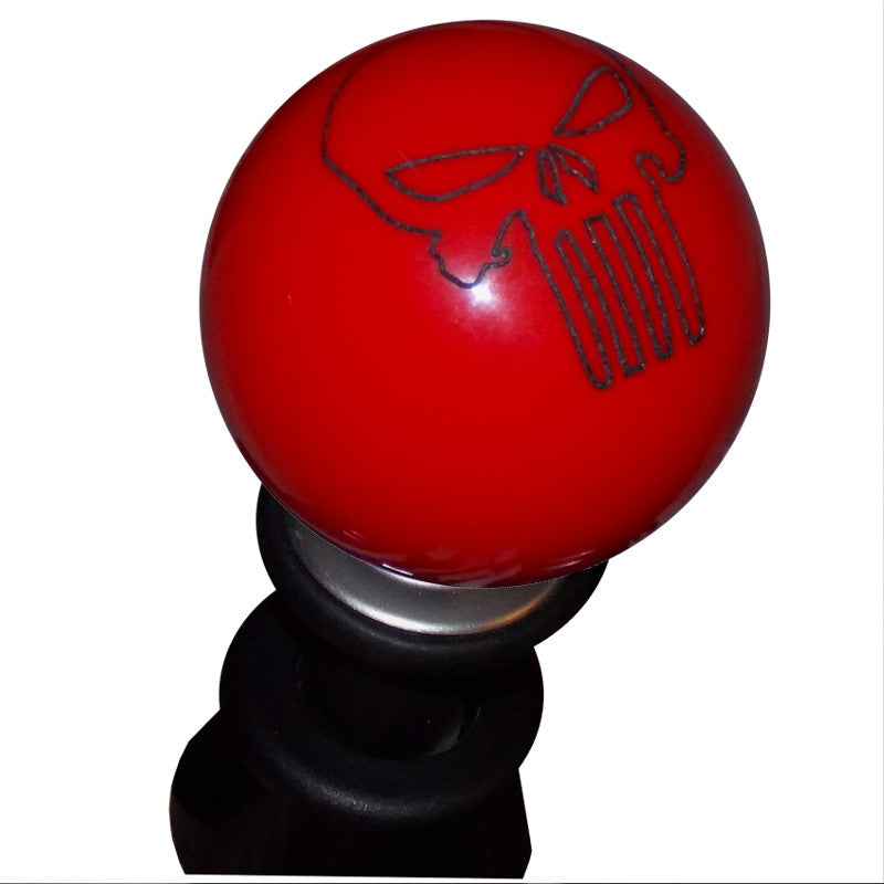 Red Punisher Skull Subaru STi, BRZ, FR-S, FT-86 6 Speed Shift Knob