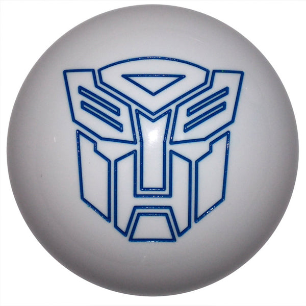 White Autobot Shift Knob