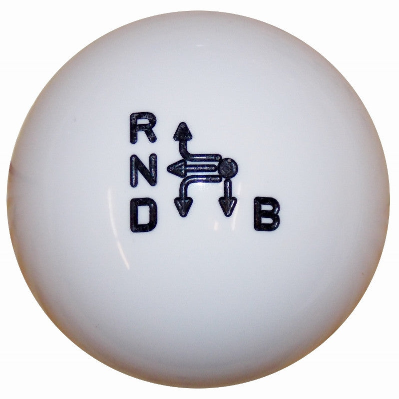 Prius Pattern White Shift Knob