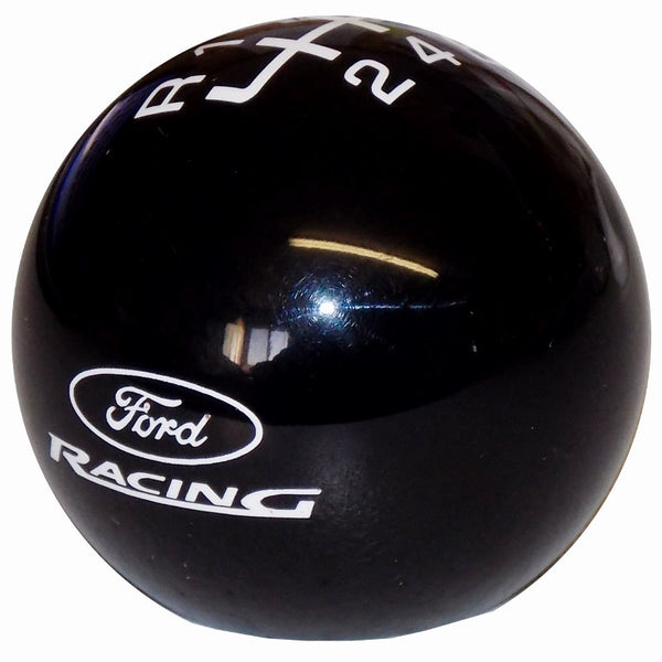 2015- 17 Mustang Black Ford Racing Logo 6 Speed Shift Knob