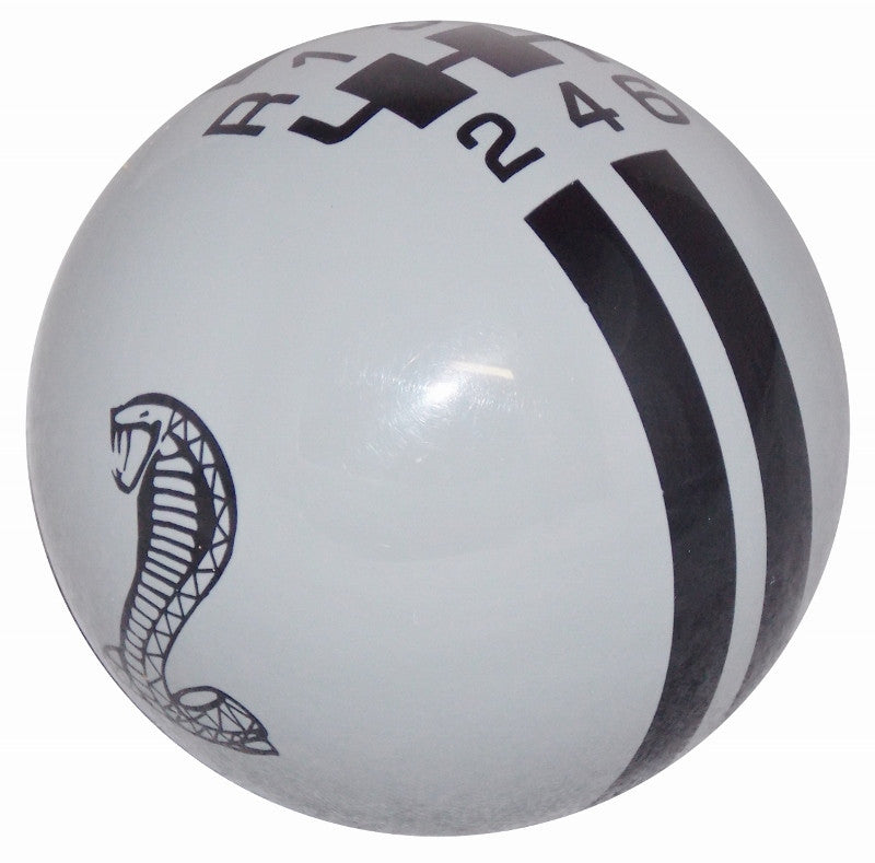 Ford Rally Mustang Cobra Logo Gray/ Black New 6 Speed Shift Knob