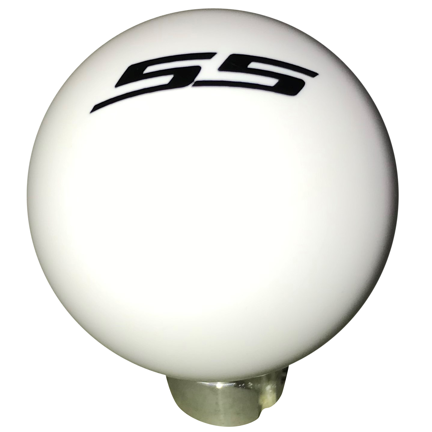 image of 2013 up Camaro White with Black SS Logo 6 Speed Shift Knob