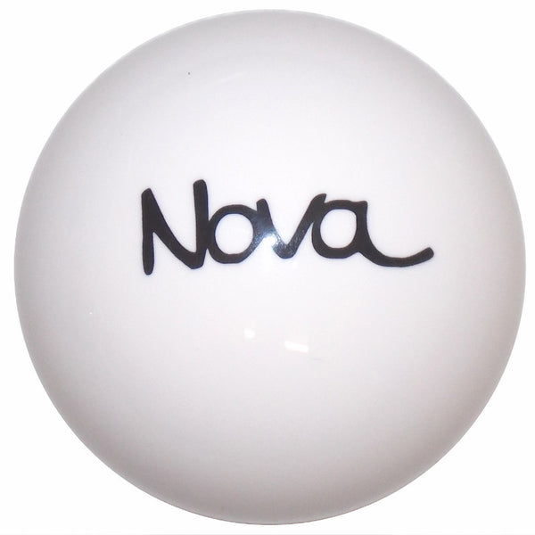 White Nova Logo Shift Knob