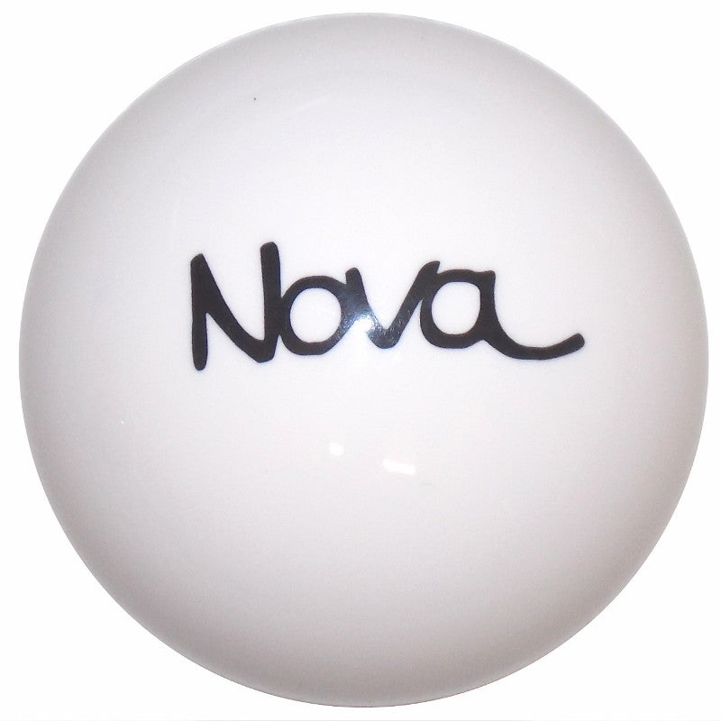 White Nova Logo Shift Knob