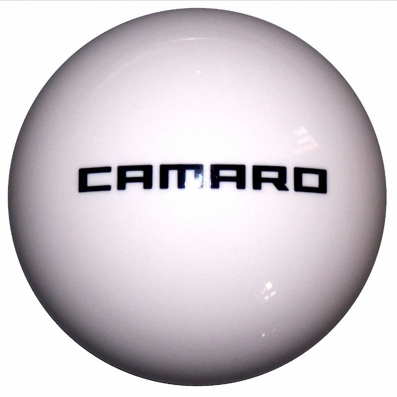 White New Camaro Logo Shift Knob