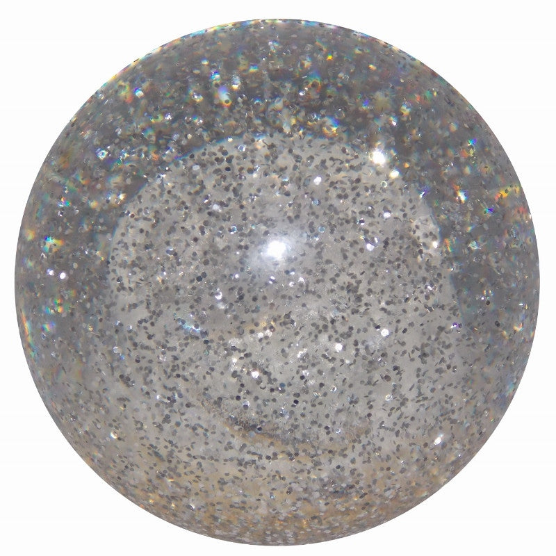 Clear Glitter Round Brake Knob
