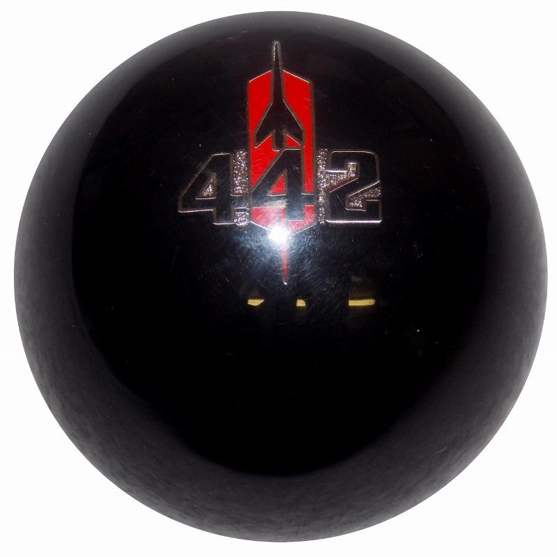 Black 442 Rocket Emblem Shift Knob