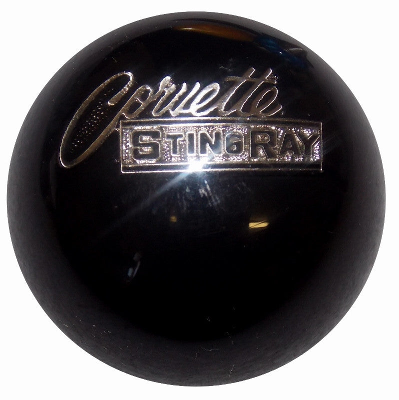 Black C4 Corvette StingRay Emblem Shift Knob 9/16 thread