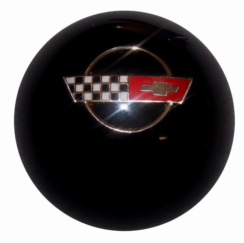 Black C4 Corvette Emblem Shift Knob
