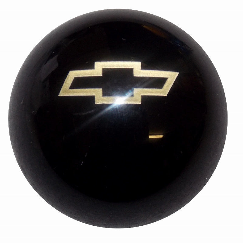 Black w/ Gold Bowtie Emblem Shift Knob