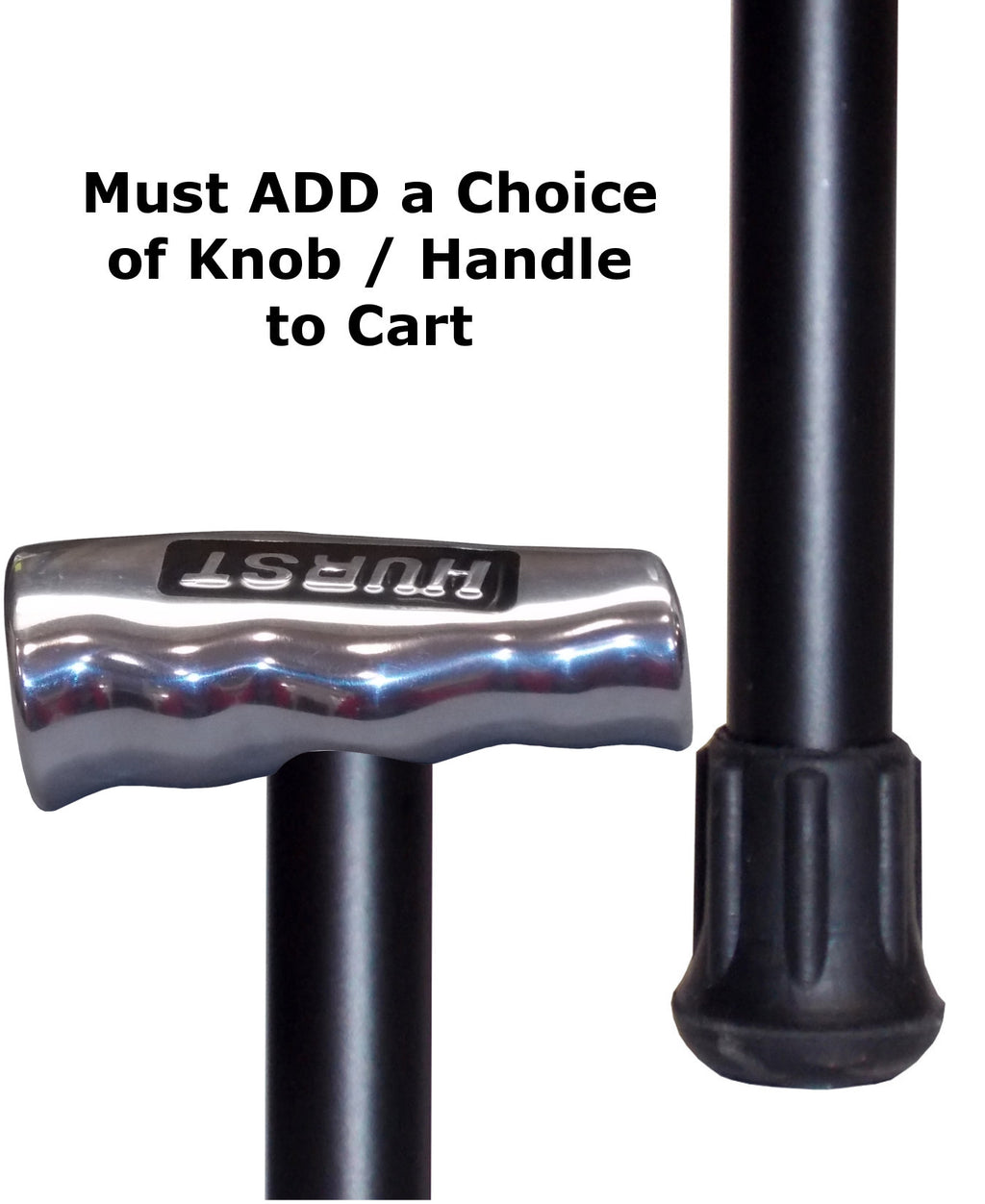 Custom Satin Black 'Smoothie' Aluminum Super Duty Self Defense Cane