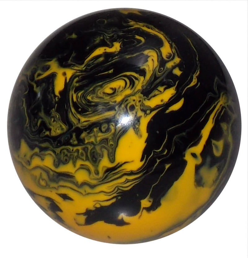 Black and Yellow Marbled Brake Knob