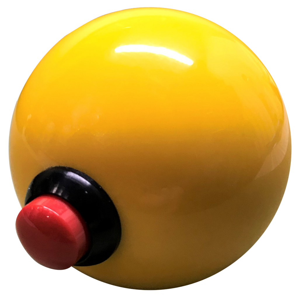 image of Yellow Side Mount Push Button Shift Knob