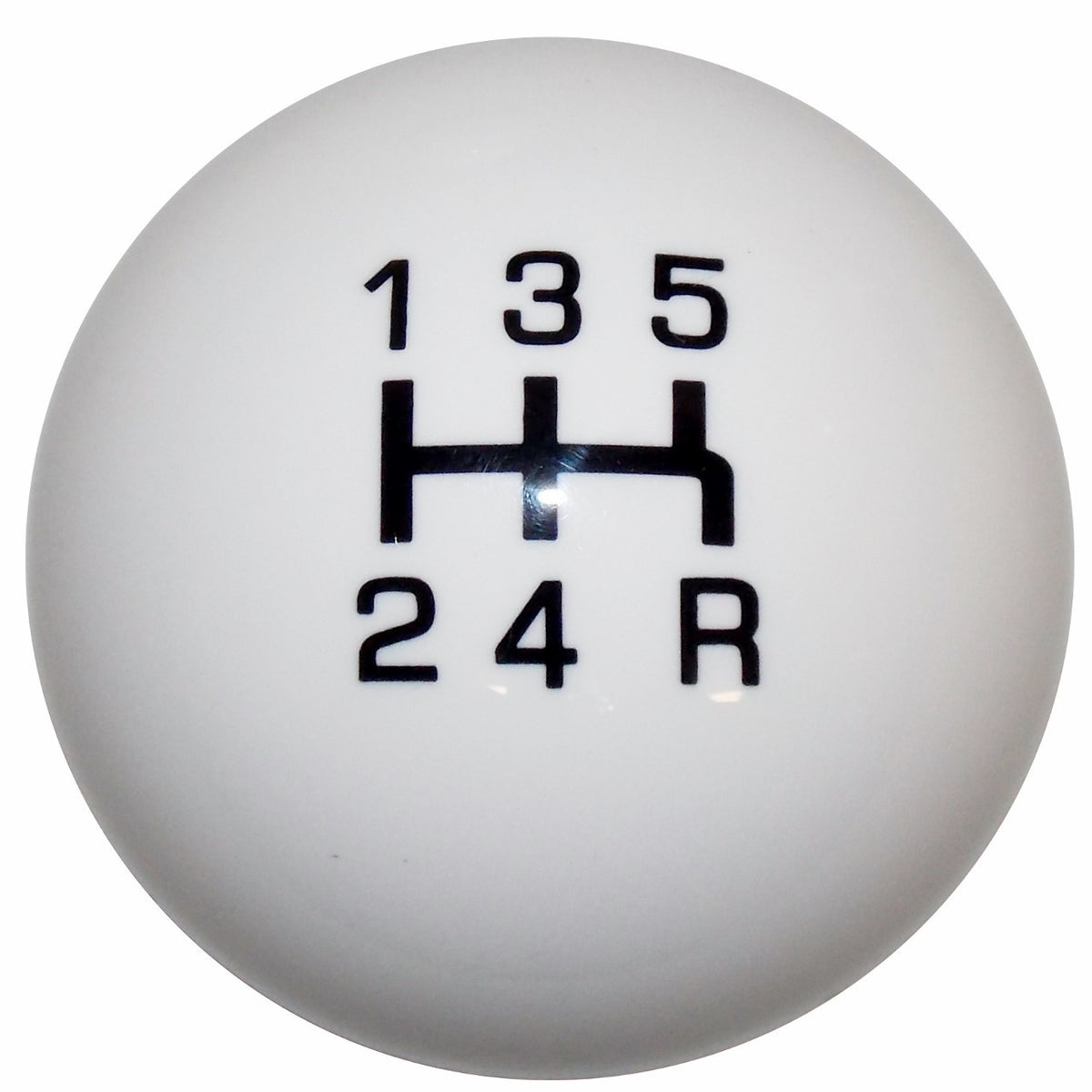 Qualifier White with Black 5 Speed Shift Knob