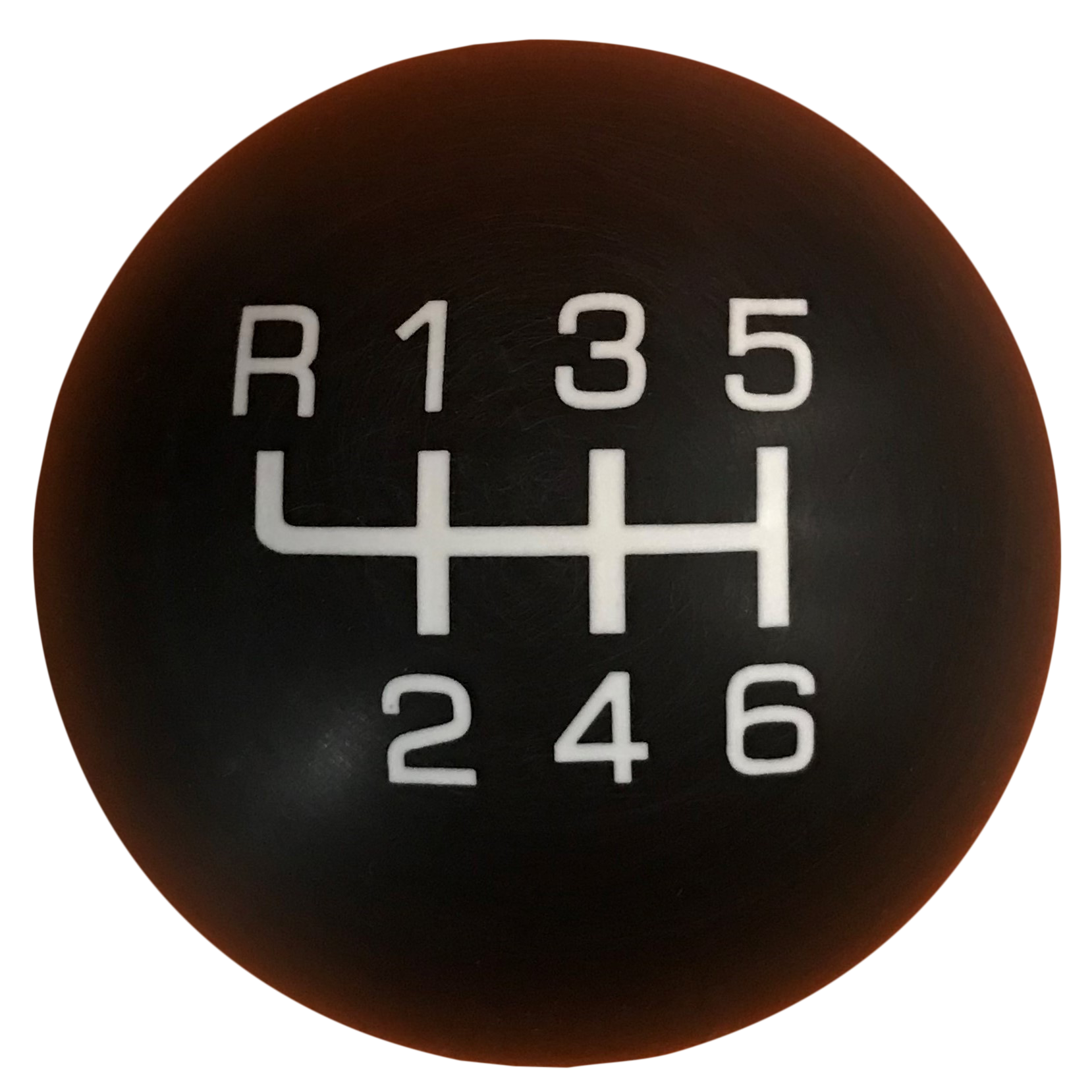 image of Qualifier Black Stealth With White 6 Speed Reverse Up Left Shift Knob