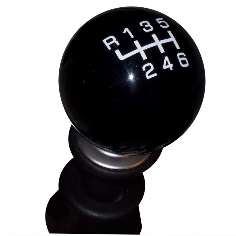 Qualifier Black BRZ 6 Speed Pattern Shift Knob Twisted ShifterZ