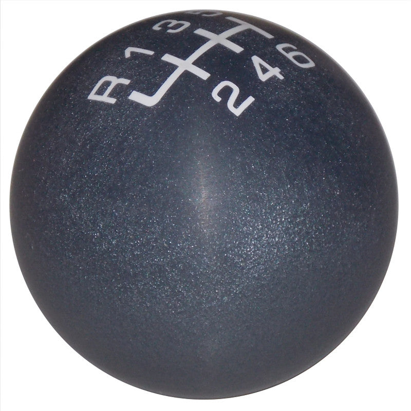 2015- 17 Mustang Carbon Graphite w/ White 6 Speed Shift Knob