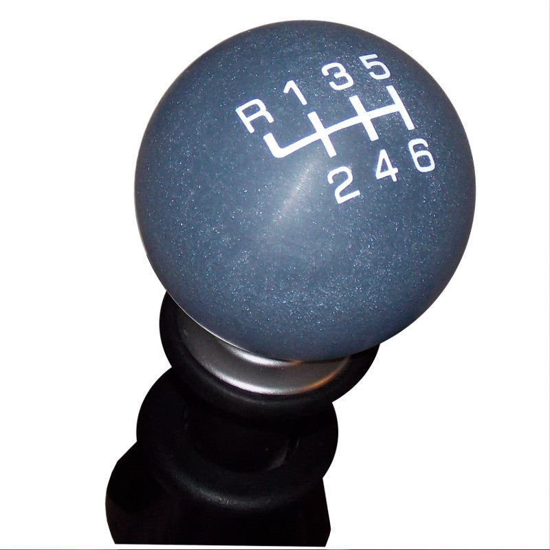Carbon Graphite Matte BRZ White 6 Speed Pattern Shift Knob