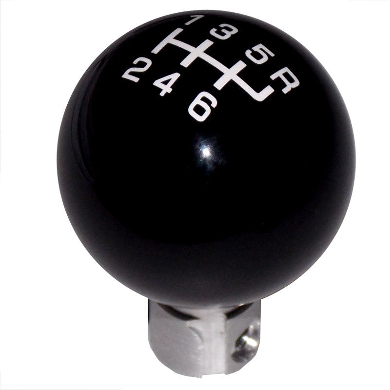 C6 Corvette Black Qualifier 6 Speed Pattern Shift Knob