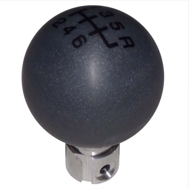 C6 Corvette Carbon Graphite Qualifier w/ Black 6 Speed Pattern Shift Knob