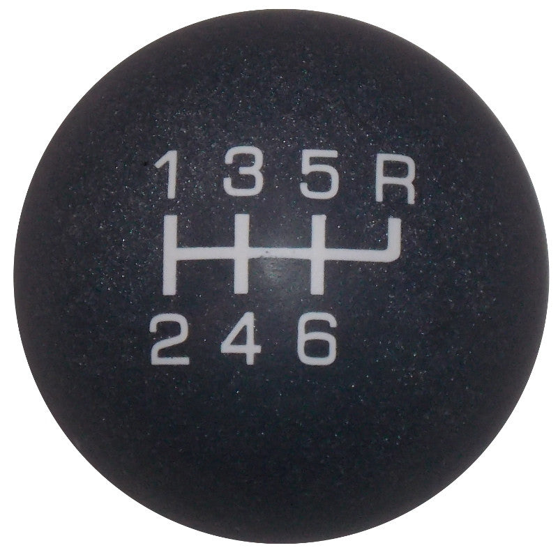 Qualifier Carbon Graphite Matte w/ White 6 Speed Shift Knob
