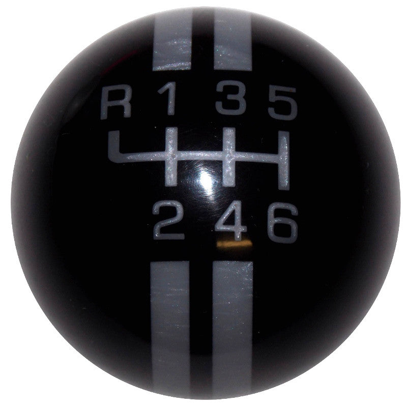 Rally New 6 Speed Black with Gray Shift Knob