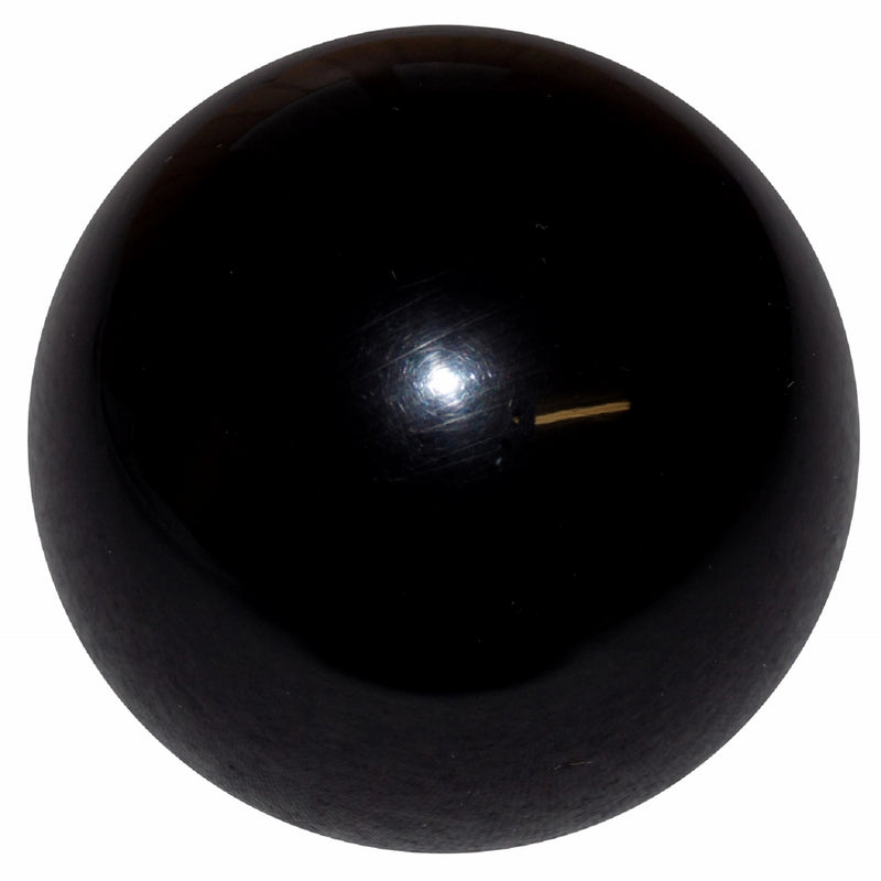 Extra Large 2-1/2" Solid Black Shift Knob