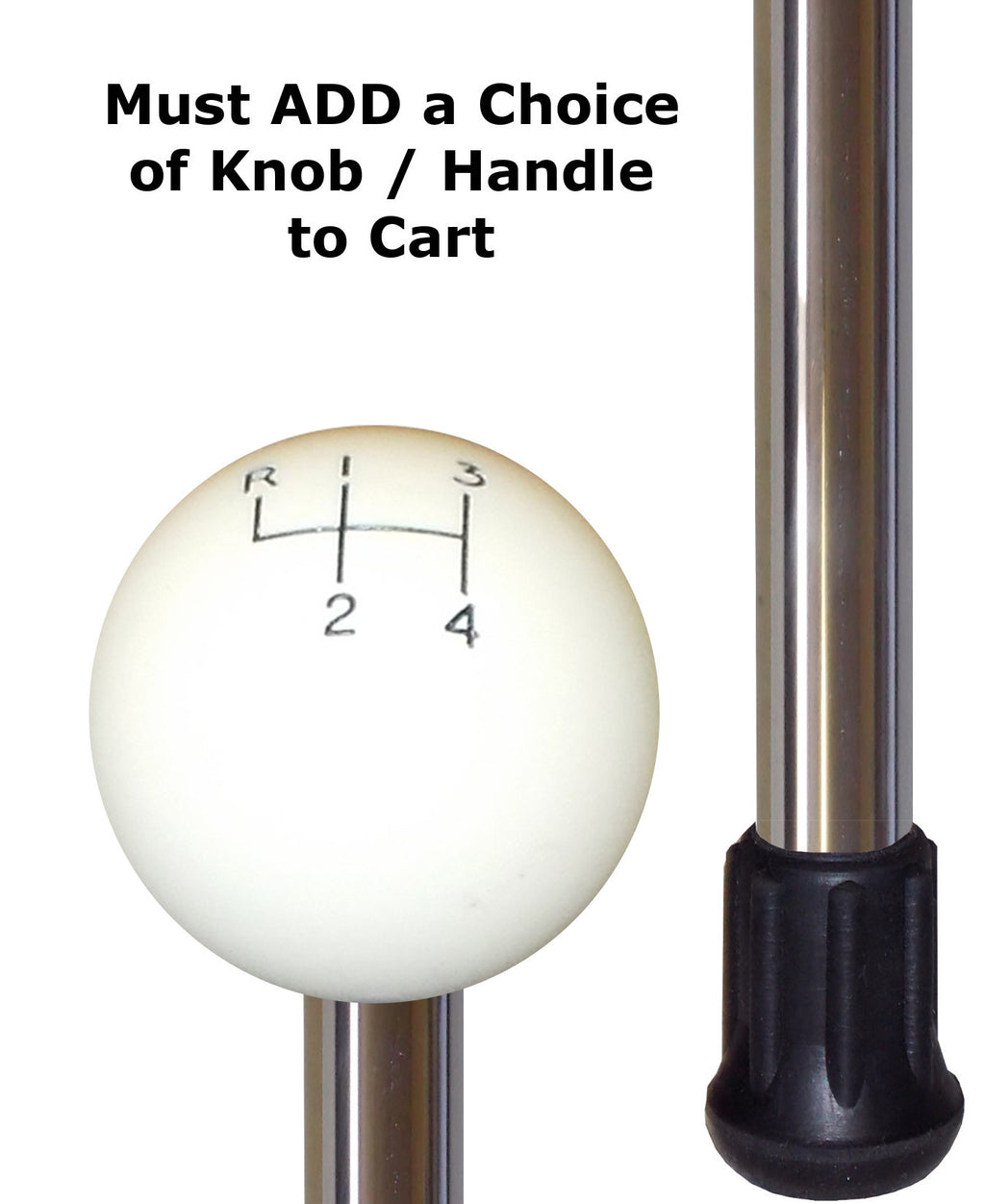 Custom Polished Aluminum Standard Duty Cane