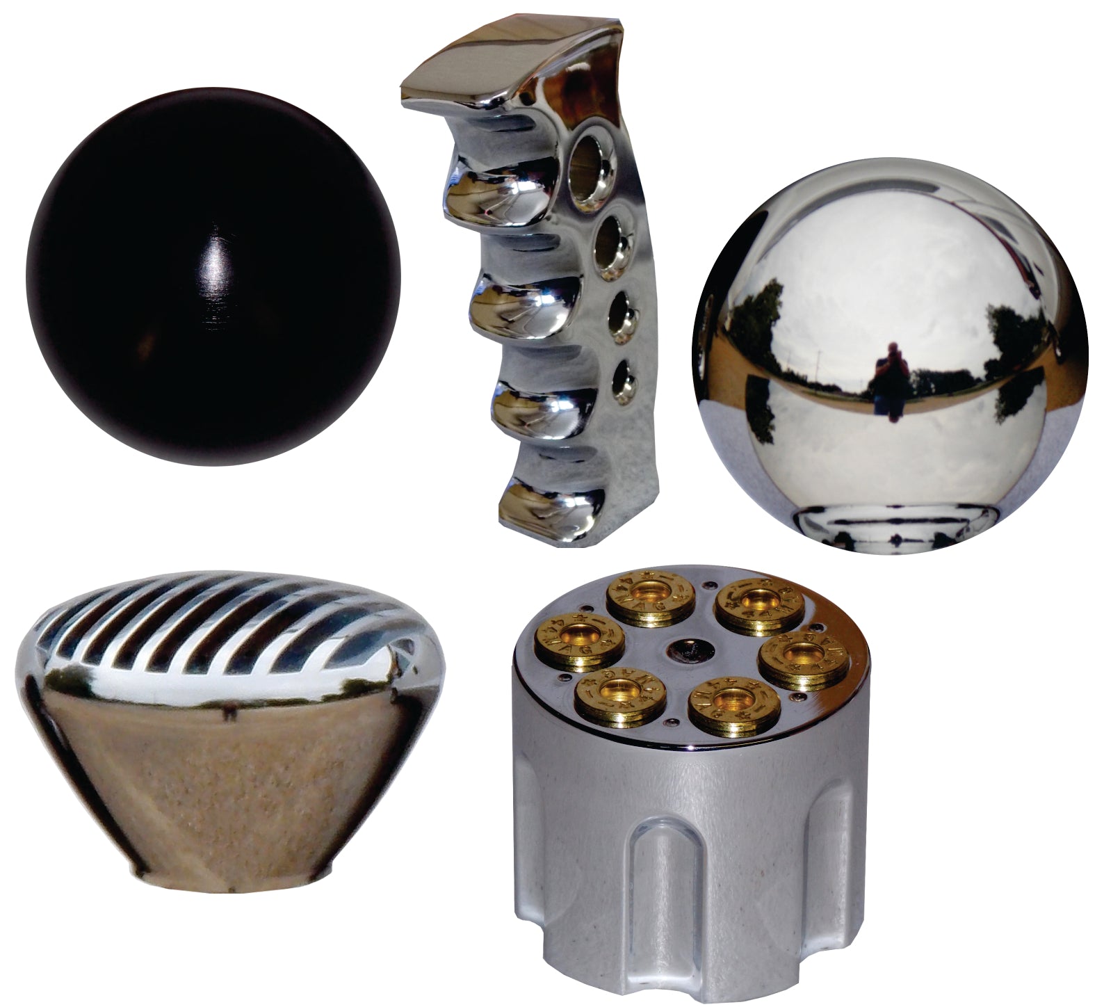 Chrome, Colors and Black Billet Brake Knobs