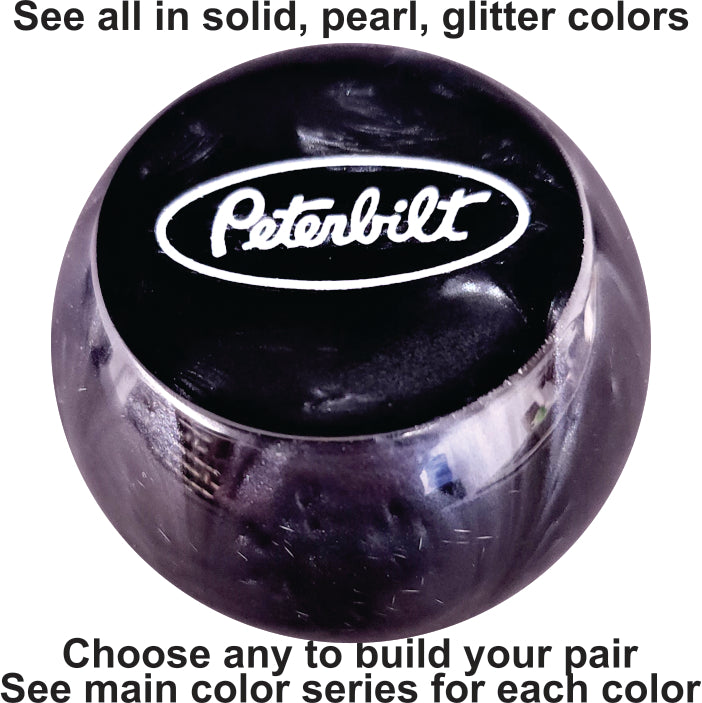 FlatTop Peterbilt Color Image Brake Knobs