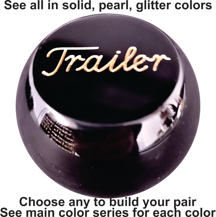 FlatTop Trailer Engraved V1 Brake Knobs