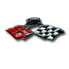 Chevy Impala Flags Emblem Shift Knob