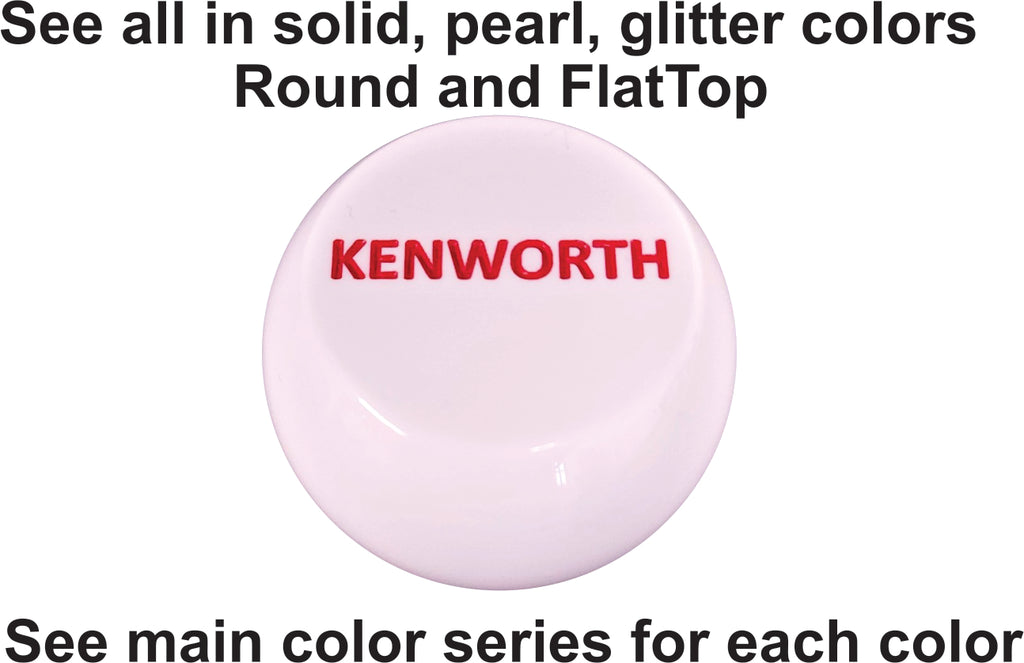 FlatTop Kenworth Engraved Brake Knobs