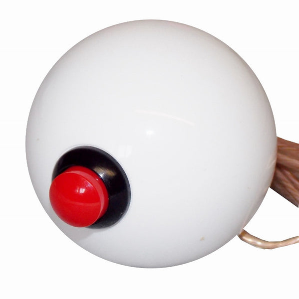 White Side Mount Push Button Shift Knob