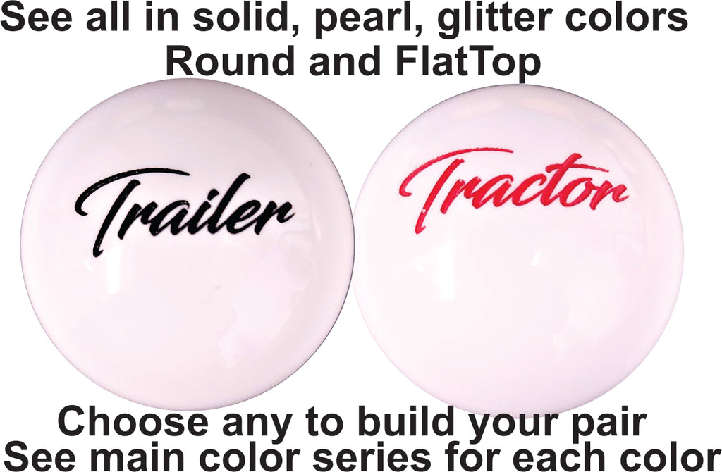 Black FlatTop Trailer Brake Knob V2
