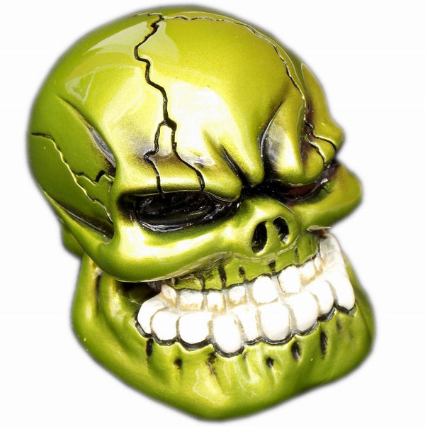Punchy Skull - Booger Green Shift Knob